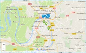 Carte interactive Rouen
