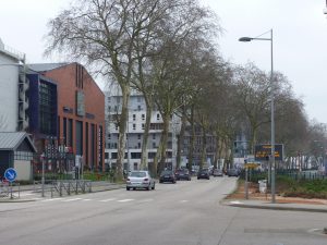 Le boulevard Nansen à Rouen